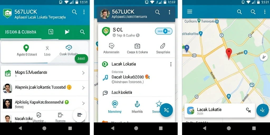 Tampilan antarmuka 567LUCK yang sederhana dan informatif.
