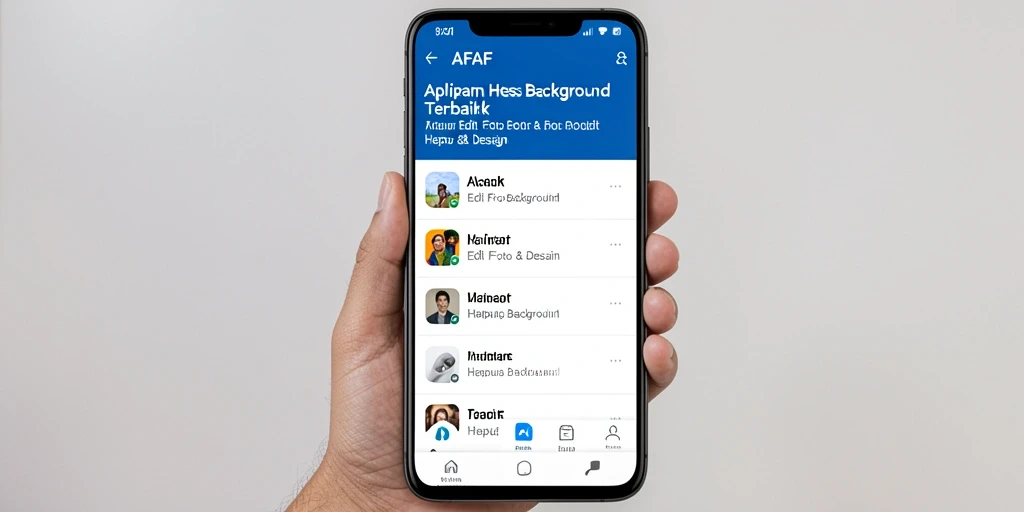 Tampilan antarmuka AFAF saat melakukan penghapusan background.