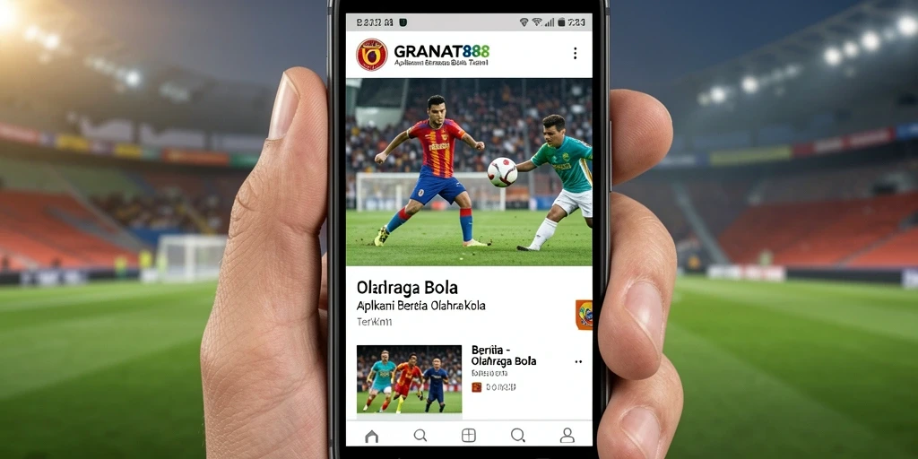 Tampilan antarmuka GRANAT88 yang informatif untuk berita olahraga bola.