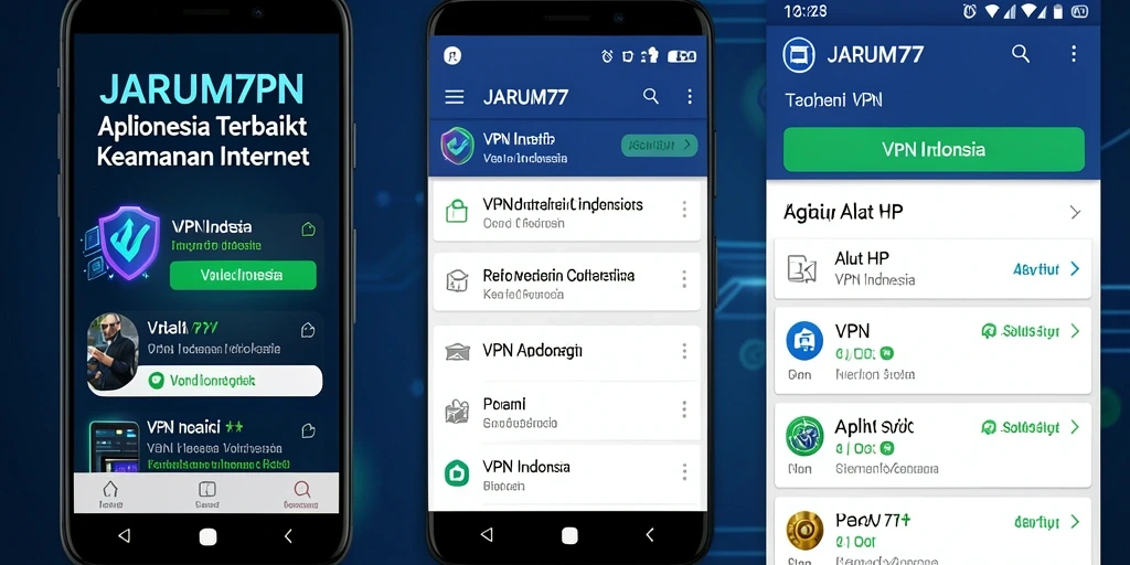 Antarmuka aplikasi JARUM77 yang intuitif dan ramah pengguna.