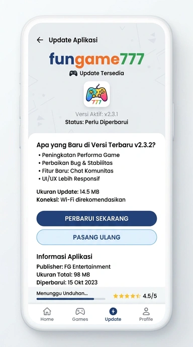 Riwayat Versi fungame777 untuk Pengguna Android di Indonesia
